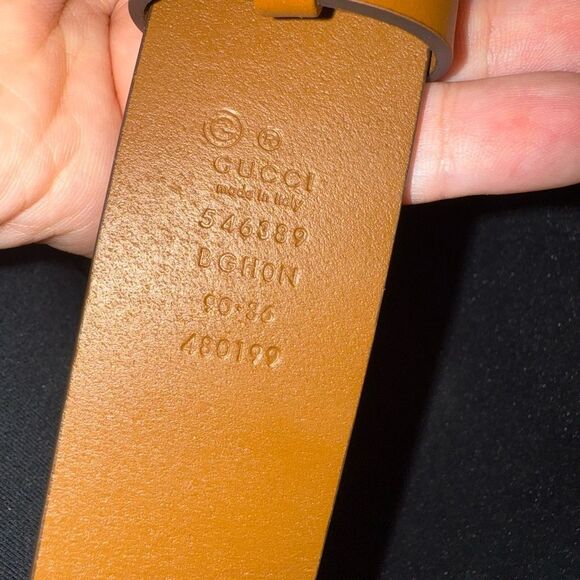 Brand new with box GUCCI 
Selleria Calfskin unisex  Interlocking G size 90 - Picture 8 of 8